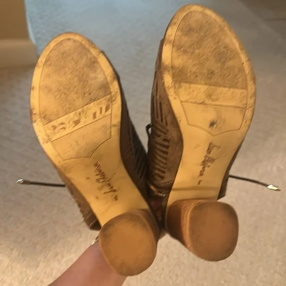 SAM EDELMAN Olive green heels - Picture 3 of 4